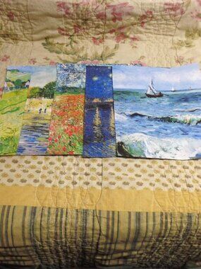 Van Gogh Vinyl Print Poster 8" x 10" SET OF 5 NEW